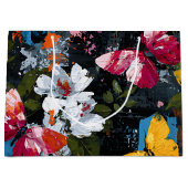 Levendige Abstracte Vlinder Vlucht (2) Groot Cadeauzakje (Voorkant)