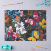 Levendige Abstracte Vlinder Vlucht (2) Tissuepapier (Craft)
