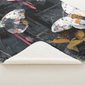 Levendige Abstracte Vlinder Vlucht (3) Sherpa Deken (3/4)