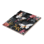 Levendige Abstracte Vlinder Vlucht (3) Tegeltje (Zijkant)