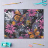 Levendige Abstracte Vlinder Vlucht (4) Tissuepapier (Craft)