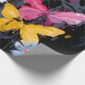 Levendige Abstracte Vlinder Vlucht (5) Cadeaupapier (Hoek)