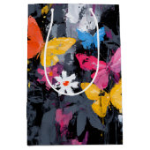 Levendige Abstracte Vlinder Vlucht (5) Medium Cadeauzakje (Voorkant)