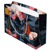 Levendige Abstracte Vlinder Vlucht (6) Groot Cadeauzakje (Achterkant Gekanteld)