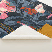 Levendige Abstracte Vlinder Vlucht (6) Sherpa Deken (3/4)