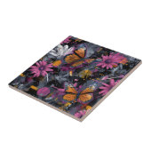 Levendige Abstracte Vlinder Vlucht (6) Tegeltje (Zijkant)