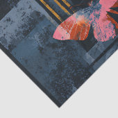 Levendige Abstracte Vlinder Vlucht (6) Tissuepapier (Detail)
