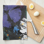 Levendige Abstracte Vlinder Vlucht (7) Theedoek (Quarter Fold)