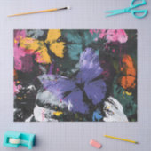 Levendige Abstracte Vlinder Vlucht (7) Tissuepapier (Craft)