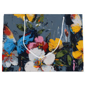 Levendige Abstracte Vlinder Vlucht (9) Groot Cadeauzakje (Voorkant)