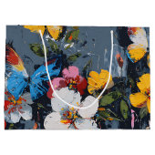 Levendige Abstracte Vlinder Vlucht (9) Groot Cadeauzakje (Achterkant)