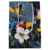 Levendige Abstracte Vlinder Vlucht (9) Medium Cadeauzakje (Achterkant)