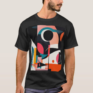 Levendige Abstracte vormen Collectie T-shirt