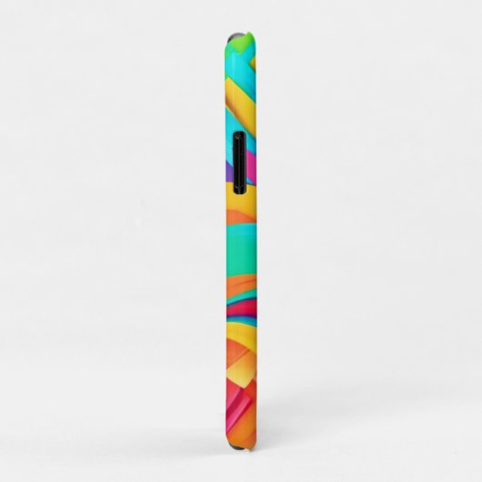 Levendige Abstracte vormen kunst Case-Mate iPhone Case (Achterkant/rechts)
