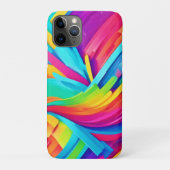 Levendige Abstracte vormen kunst Case-Mate iPhone Case (Achterkant)