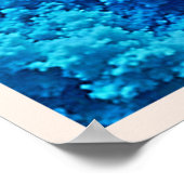 Levendige Abstracte Wolkenkleuren Poster (Hoek)