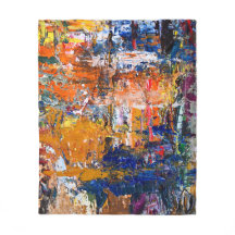 Levendige abstractie - Olieschilderchaos op het pa