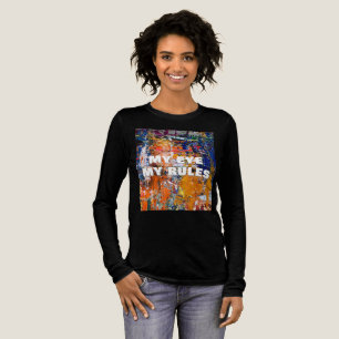 Levendige abstractie - Olieschilderchaos op het pa Tri-Blend Shirt