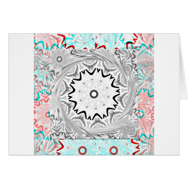 Levendige Afrikaanse cultuur: een roze en cyaan sa (Voorkant Horizontaal)