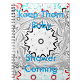 Levendige Afrikaanse cultuur: een roze en cyaan sa Notitieboek (Voorkant)