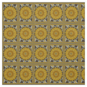 Levendige Afrikaanse Floral Design Art Stof