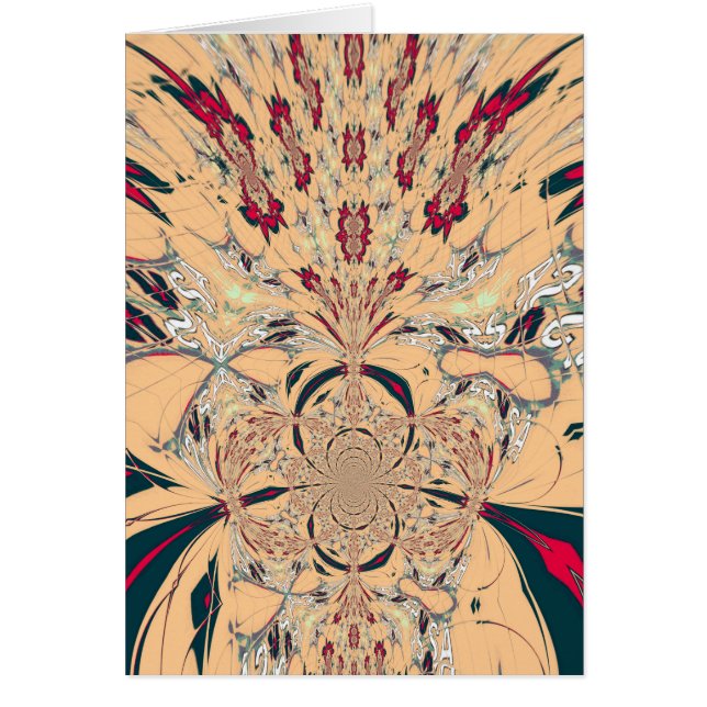 Levendige Afrikaanse Kaleidoscoop: Een Peachy Deli (Voorkant)