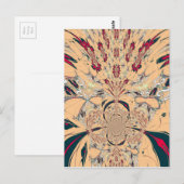 Levendige Afrikaanse Kaleidoscoop: Een Peachy Deli Briefkaart (Voorkant / Achterkant)