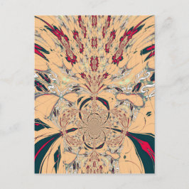 Levendige Afrikaanse Kaleidoscoop: Een Peachy Deli Briefkaart