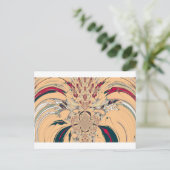 Levendige Afrikaanse Kaleidoscoop: Een Peachy Deli Briefkaart (Staand voorkant)