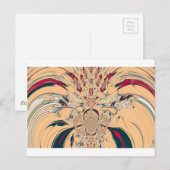 Levendige Afrikaanse Kaleidoscoop: Een Peachy Deli Briefkaart (Voorkant / Achterkant)