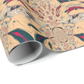 Levendige Afrikaanse Kaleidoscoop: Een Peachy Deli Cadeaupapier (Rol Hoek)