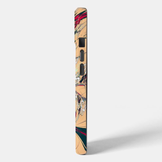 Levendige Afrikaanse Kaleidoscoop: Een Peachy Deli Case-Mate iPhone Case (Achterkant / Links)