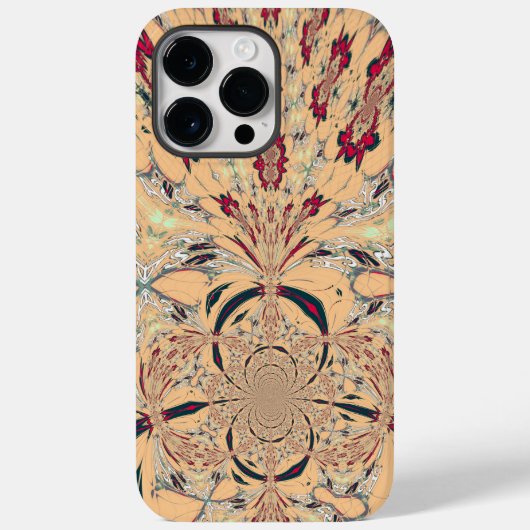 Levendige Afrikaanse Kaleidoscoop: Een Peachy Deli Case-Mate iPhone Case (Achterkant)