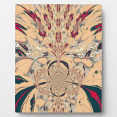 Levendige Afrikaanse Kaleidoscoop: Een Peachy Deli Fotoplaat (Voorkant)