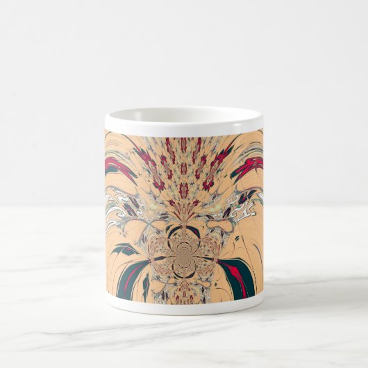 Levendige Afrikaanse Kaleidoscoop: Een Peachy Deli Koffiemok (Center)