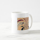 Levendige Afrikaanse Kaleidoscoop: Een Peachy Deli Koffiemok (Voorkant rechts)