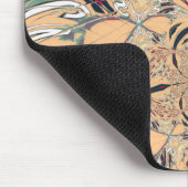 Levendige Afrikaanse Kaleidoscoop: Een Peachy Deli Muismat (Hoek)