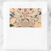 Levendige Afrikaanse Kaleidoscoop: Een Peachy Deli Rechthoekige Sticker (Tas)