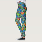 Levendige Afrikaanse Textiel: Het mengen van Patro Leggings (Links)