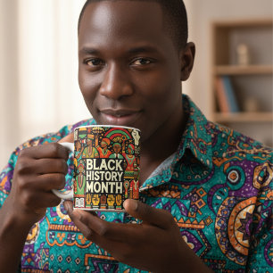Levendige Afro Cultuur Graphics Koffiemok