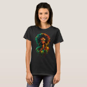 Levendige Afro Soul Paint Drip Straatkunst T-shirt (Voorkant volledig)