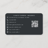 Levendige Afrocentrische Zwarte Vrouw Salon Brandi Visitekaartje (Achterkant)