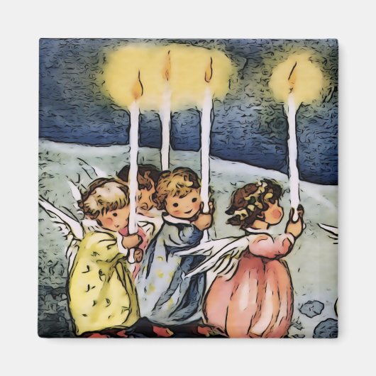 Levendige  Angels Magneet (Voorkant)