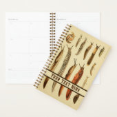 Levendige Antiek naaktslak Illustratie Natuurlijke Planner (Display)