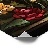 *~* Levendige AP68 5:4 TIGER Glas in lood Fantasy Poster (Hoek)