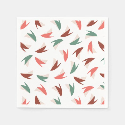 Levendige Apple Slice Fruit Patroon II Servet (Voorkant)