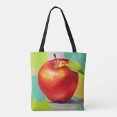 Levendige Apple Stilleven Tote Bag (Achterkant)