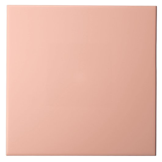 Levendige Apricot keramische Tegel. Tegeltje (Voorkant)