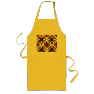 Levendige Aqua "Cosmic Interlock" Essential Cook's Lang Schort