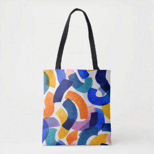 Levendige Aquarel Abstracte Moderne Artistieke Tote Bag